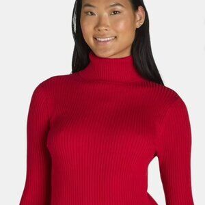 Time and Tru Women's Rib Turtleneck Sweater, Lightweight, Size XXL